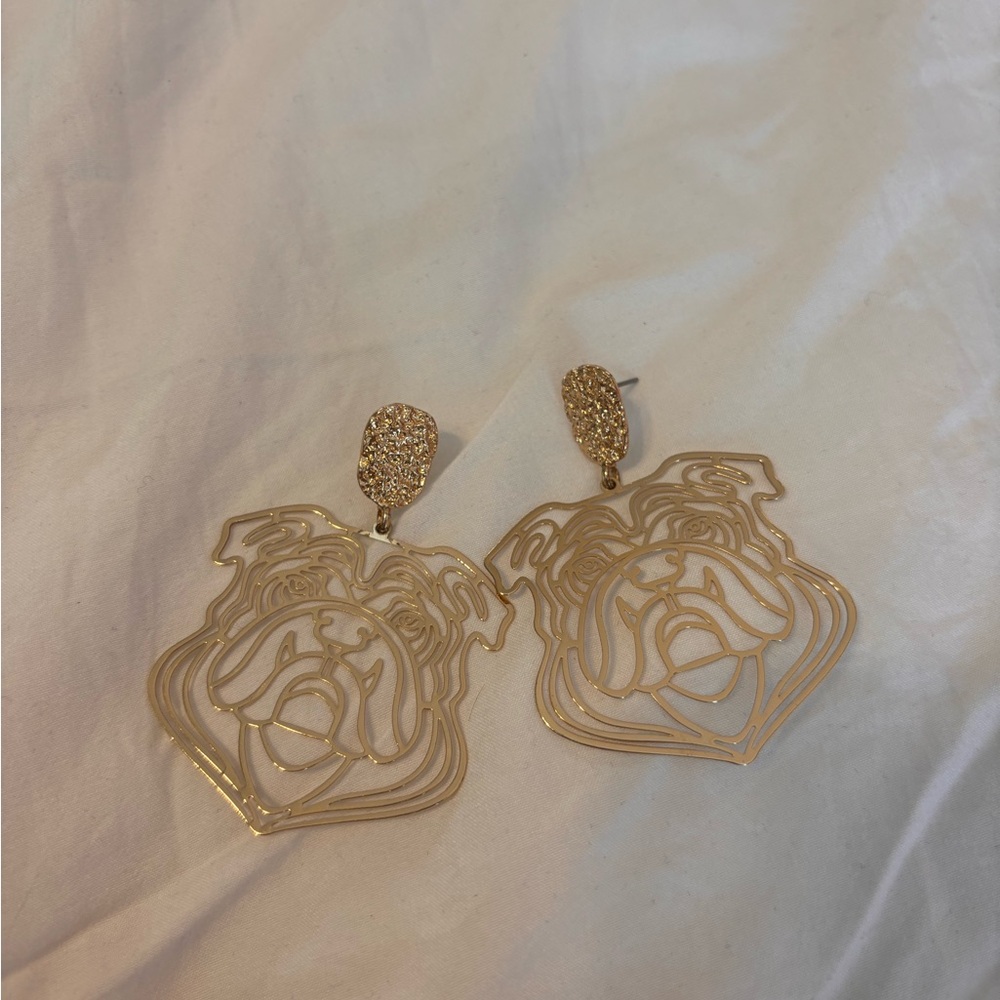 UGA bulldogs earrings